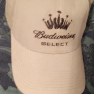Budweiser Select Hat Baseball Cap Gray Embroidered Stretch Fits All NEW